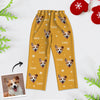 Custom Christmas Pajamas with Photo and Name Customized Christmas Photo Pajamas Christmas Gift