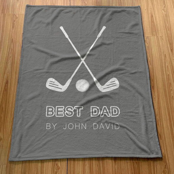 Custom Golf Blanket Sports Throw Blankets Custom Name Blanket Custom Team Gift Custom Golf Gift
