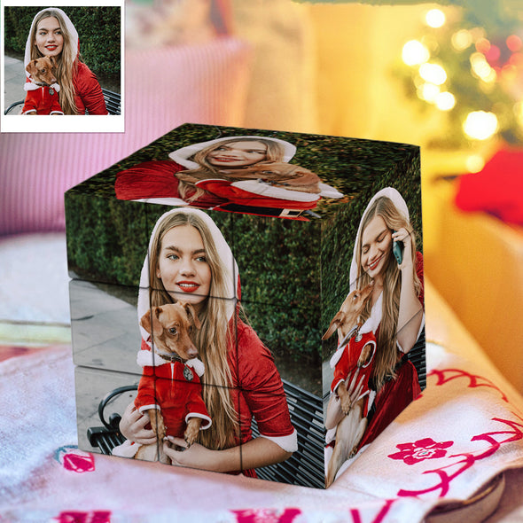 Customizable Multi-Photo Rubik’s Cube Gift for Lover Photo Puzzle Gift