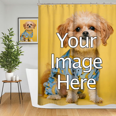 Custom Shower Curtain Personalized Photo Bath Waterproof Shower Curtain for Bathroom