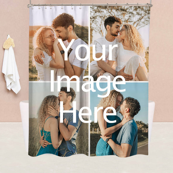 Custom Shower Curtain Personalized Photo Bath Waterproof Shower Curtain for Bathroom