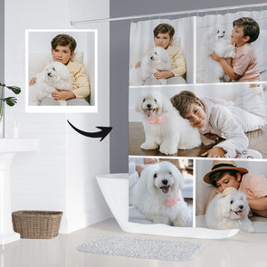Custom Shower Curtain Personalized Photo Bath Waterproof Shower Curtain for Bathroom