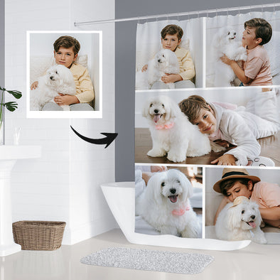 Custom Shower Curtain Personalized Photo Bath Waterproof Shower Curtain for Bathroom