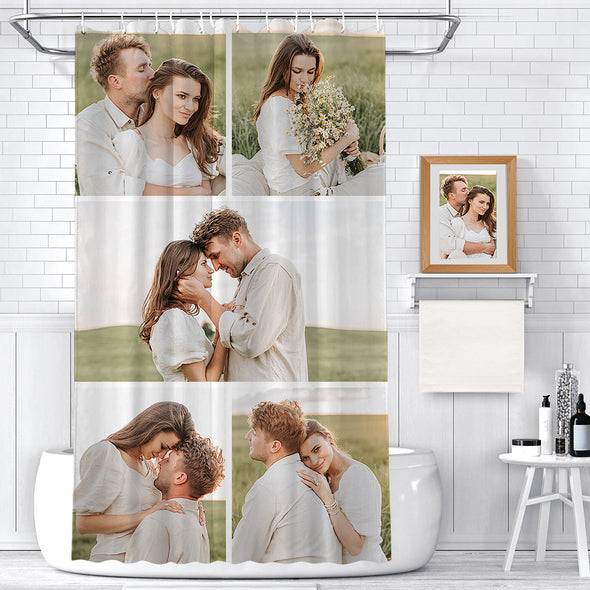 Custom Shower Curtain Personalized Photo Bath Waterproof Shower Curtain for Bathroom