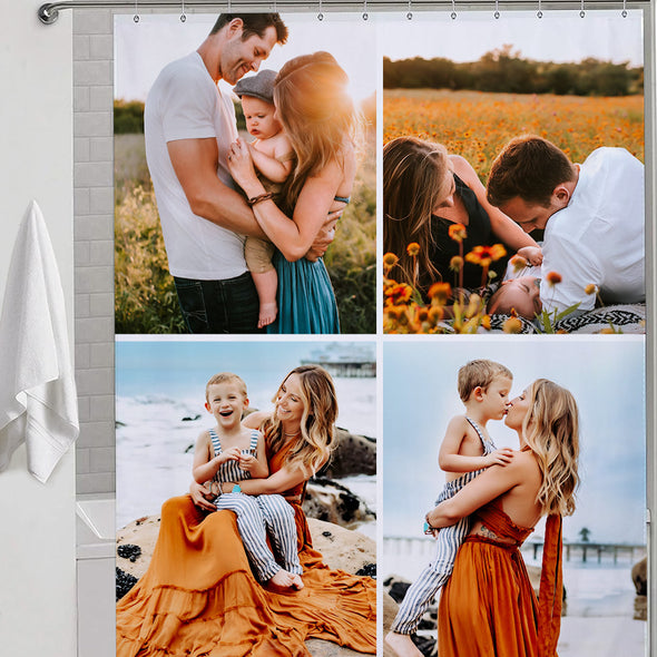 Custom Shower Curtain Personalized Photo Bath Waterproof Shower Curtain for Bathroom