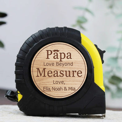 Custom Tape Measure Gifts for Dad Woodworker Tool Gifts for Fathers Day Birthday Christmas