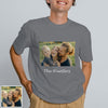 Anniversary Gift Adult Custom Photo T shirt Custom Short Sleeve Shirt with Picture Gift for Girlfriend
