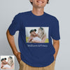 Adult Custom Photo T shirt Custom Short Sleeve Shirt with Text Picture Printed on T Shirt