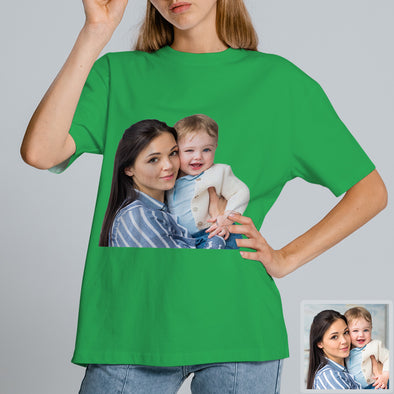 Custom Photo T shirt Custom Photo Short Sleeve Photo Printed on T Shirt Custom Shirt