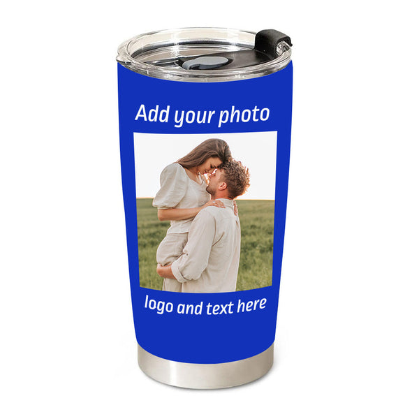 Custom Photo Tumblers Cup Mug Personalized Stainless Steel Travel Cup Tumbler with Pictures