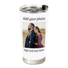 Custom Photo Tumblers Cup Mug Personalized Travel Tumblers with Pictures Christmas Gift