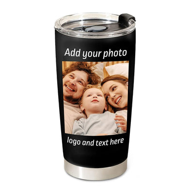 Custom Photo Tumblers Cup Mug Personalized Travel Tumblers with Pictures Christmas Gift