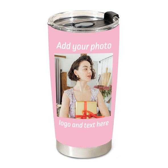 Custom Photo Tumblers Photo Cup Mug Personalized Stainless Steel Travel Cup Tumbler