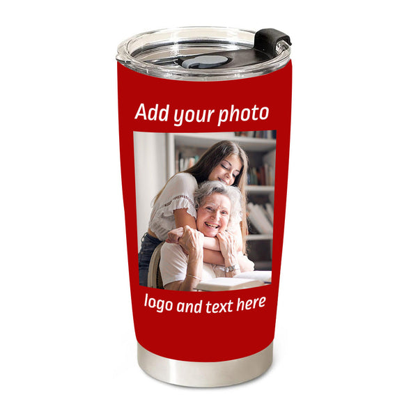 Christmas Gift Custom Photo Travel Tumblers Photo Cup 20OZ 30OZ Custom Tumblers Coffee Cup