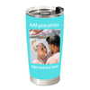 Custom Photo Tumblers Cup Mug Personalized Travel Tumblers with Pictures Christmas Gift