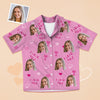 Custom Short Sleeve Pajamas For Girlfriend Custom Photo Pajamas Custom Short Pajamas