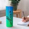 Custom Name Tumbler Cup Custom 20oz Skinny Stainless Steel Tumblers with Name Christmas Gift
