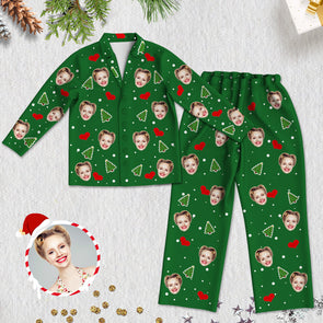 Adult Christmas Pajamas Customized Photo Chirsmas Sleepwear Christmas Pajamas Christmas Gift