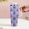 Christmas Gift Custom Cat Dog Photo Stainless Steel Tumbler with Name Custom Dog cat Photo Cup 40oz Tumbler