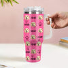 Christmas Gift Custom Cat Dog Photo Stainless Steel Tumbler with Name Custom Dog cat Photo Cup 40oz Tumbler