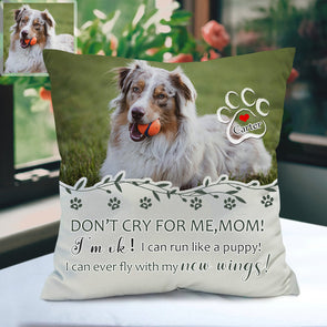 Dog Cat Loss Gift Pet Memorial Pillow Pet Pillow Dog Pillow Custom Cat Pillow Gift for Dog Dad Cat Mom