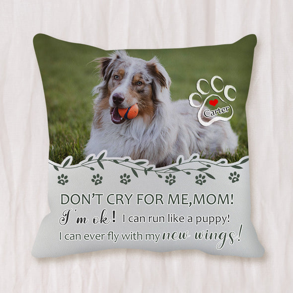 Dog Cat Loss Gift Pet Memorial Pillow Pet Pillow Dog Pillow Custom Cat Pillow Gift for Dog Dad Cat Mom