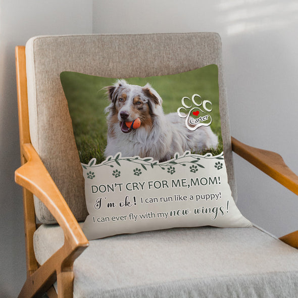 Dog Cat Loss Gift Pet Memorial Pillow Pet Pillow Dog Pillow Custom Cat Pillow Christmas Gift