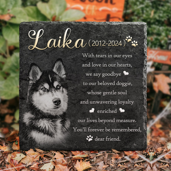 Personalized Pet Memorial Gift Cat Dog Memorial Gifts Pet Loss Gifts Heart Memorial Garden Stone