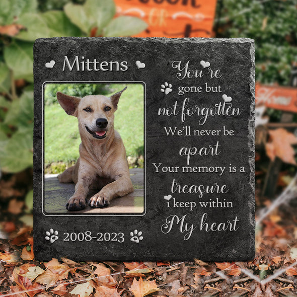 Personalized Pet Memorial Gift Cat Dog Memorial Gifts Pet Loss Gifts Heart Memorial Garden Stone