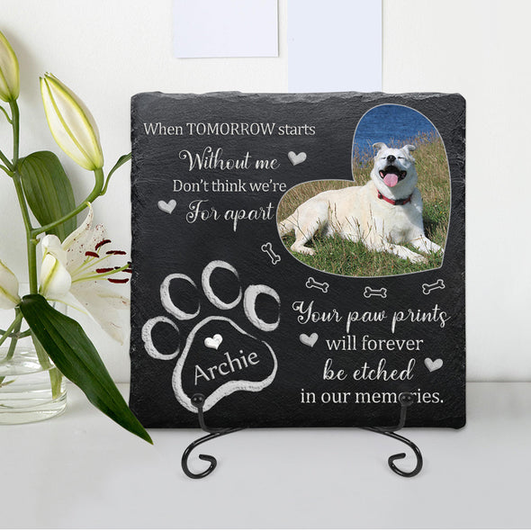 Personalized Pet Memorial Gift Cat Dog Memorial Gifts Pet Loss Gifts Heart Memorial Garden Stone