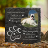 Personalized Pet Memorial Gift Cat Dog Memorial Gifts Pet Loss Gifts Heart Memorial Garden Stone