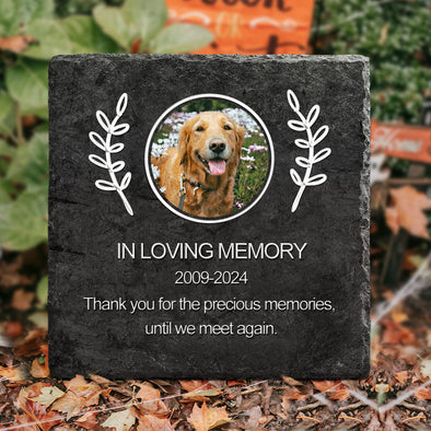 Personalized Pet Memorial Gift Cat Dog Memorial Gifts Pet Loss Gifts Heart Memorial Garden Stone