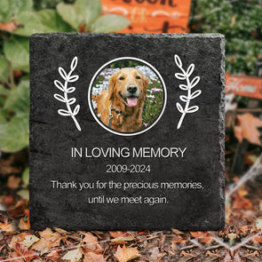 Personalized Pet Memorial Stone Cat Dog Memorial Gifts Pet Loss Gifts Heart Memorial Garden Stone