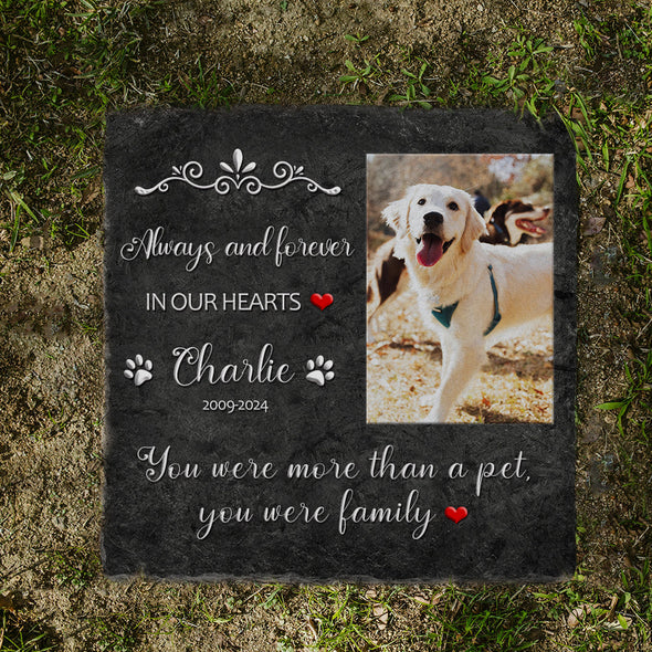 Personalized Pet Memorial Gift Cat Dog Memorial Gifts Pet Loss Gifts Heart Memorial Garden Stone