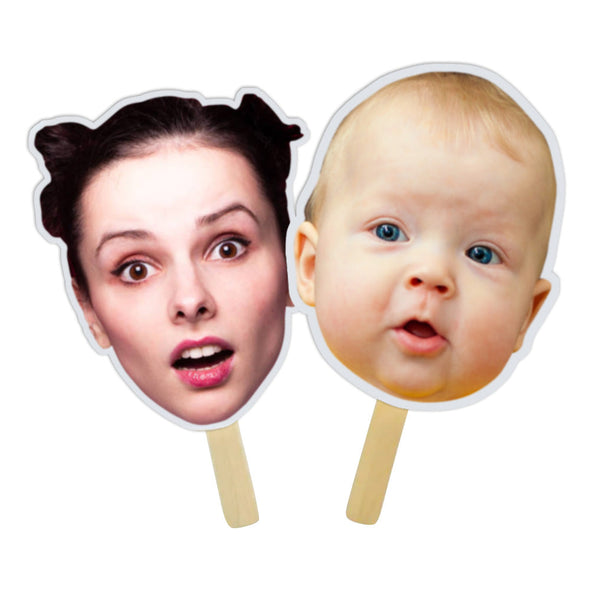 Fun Personalized Big Face on a Stick