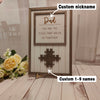 Gift for Dad Custom Wooden Sign Gifts For Dad You are The Piece Wooden Frame Sign Gifts for Fathers Day