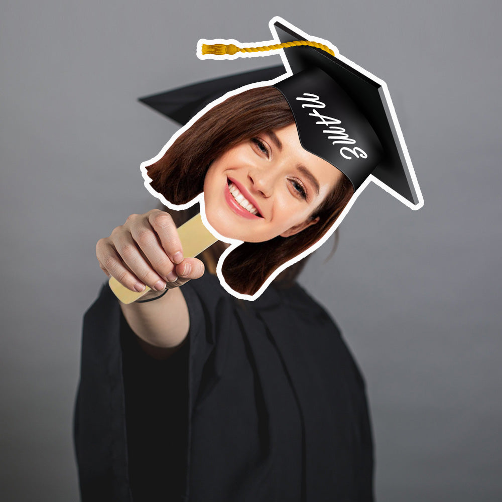 Custom Graduation Head Cutout Faces Head on a Stick Big Head Cutouts C ...