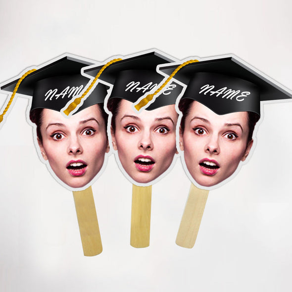 Custom Graduation Head Cutout Faces Head on a Stick Big Head Cutouts Graduation Party Gift