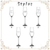 Personalized Wedding Glass Set of 2 Groom and Bride Champagne Flute Mr and Mrs Champagne Glasses Wedding Gifts