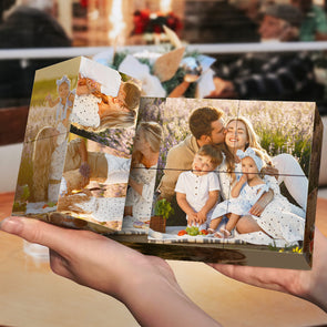 Custom Infinity Photo Cube Custom Folding Photo Cube Custom Family Photo Rubic's Cube