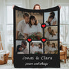 Custom Photo Blanket With Text Custom Blanket with Pictures Christmas Gift