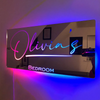 Personalised Name Mirror with Lights Led Color Changing Light Up Mirror