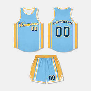 Personalized Basketball Jersey Shirt with Logo Name Number Adult Custom Basketball Sports Uniform Sets