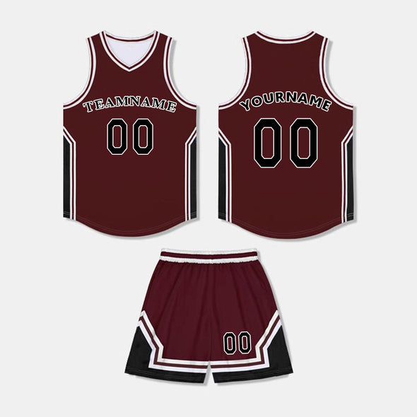 Personalized Basketball Team Sports Uniform Sets Custom Basketball Jersey for Men Women