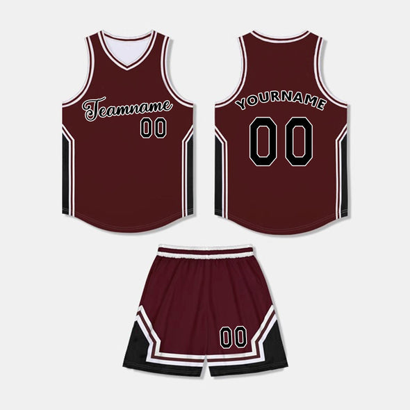 Personalized Basketball Team Sports Uniform Sets Custom Basketball Jersey for Men Women