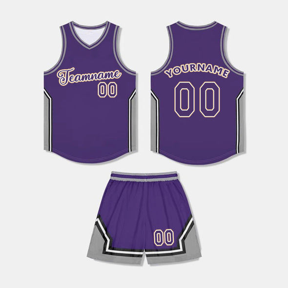 Personalized Basketball Team Sports Uniform Sets Custom Basketball Jersey for Men Women