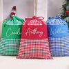 Personalized Embroidered Santa Sack Personalized Christmas Gift Bag with Name Custom Christmas Family Santa Bag