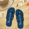 Personalized Flip Flops with Text For Man And Woman Summer Beach Slide Slipper