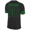 Custom Black Classic Replica Football Jerseys Adult Personalized Football Team Authentic Jerseys