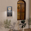 Personalized House Sign With Solar Light Laser Cutting House Plate Door Number Plaque Custom Solar Address Sign